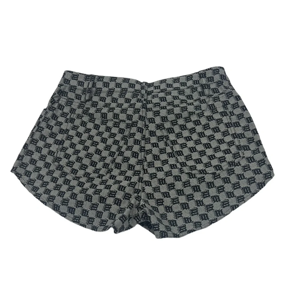 MISBHV Monogram Jacquard Canvas Mini‎ Shorts Sz L